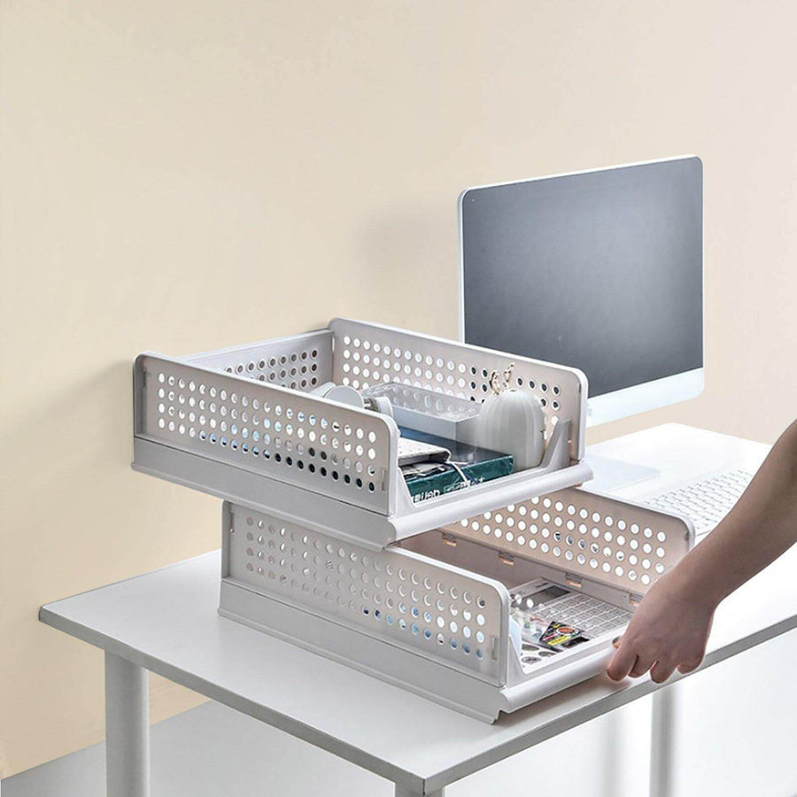 Foldable Multilayer Wardrobe Clothes Organizer Box - Image 3