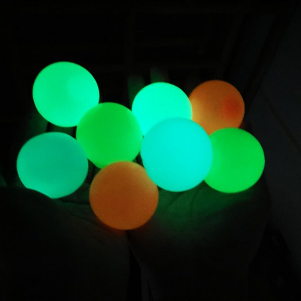 Luminous Sticky Anti-Stress Balls