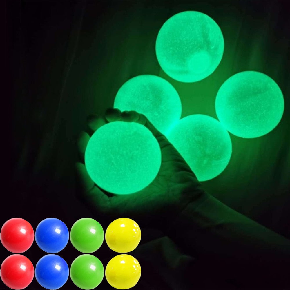 Luminous Sticky Anti-Stress Balls