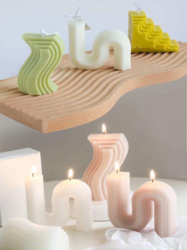 DIY Geometric Aromatic Candle Mold - MaviGadget