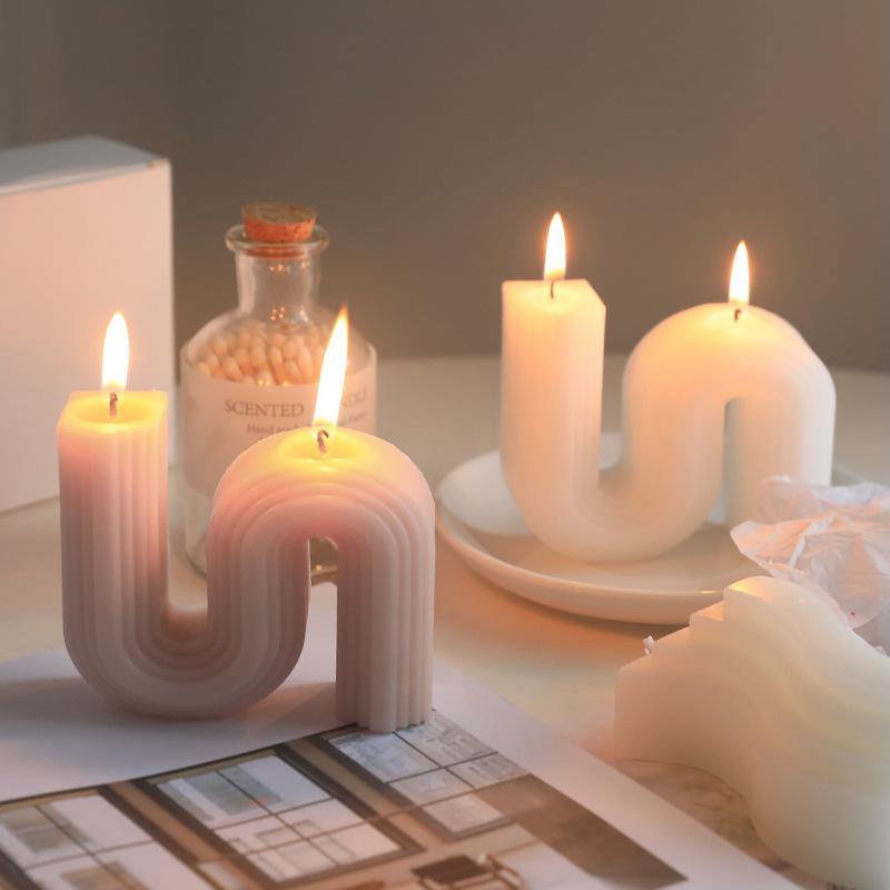 DIY Geometric Aromatic Candle Mold - MaviGadget