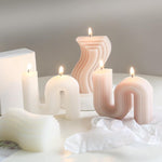 DIY Geometric Aromatic Candle Mold - MaviGadget