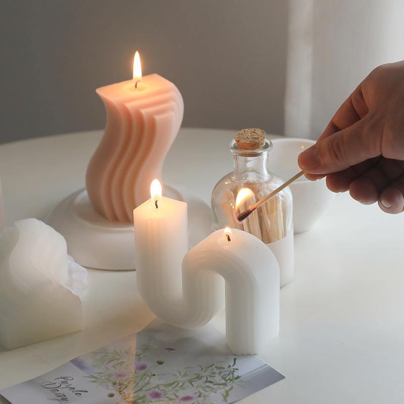 DIY Geometric Aromatic Candle Mold - MaviGadget