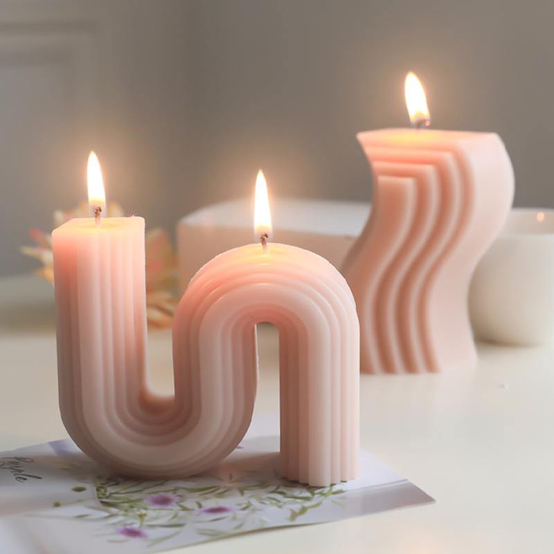 DIY Geometric Aromatic Candle Mold - MaviGadget