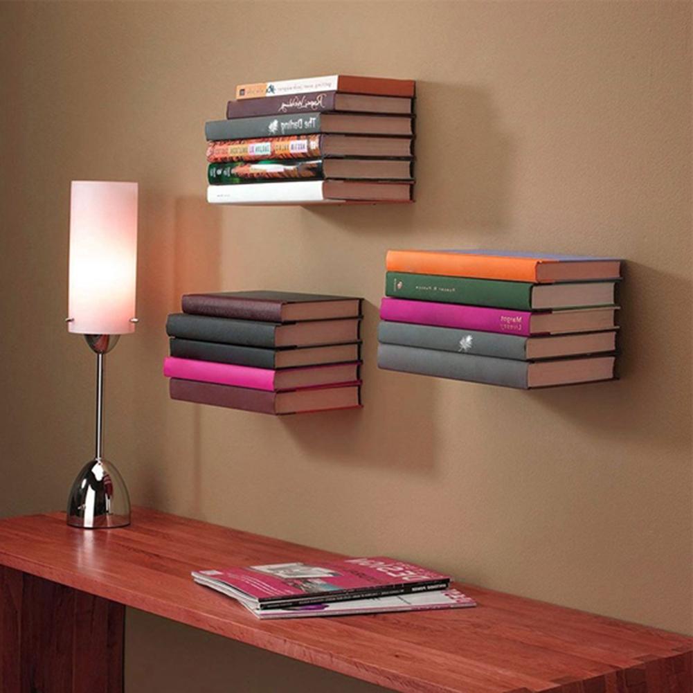 2pcs Hidden Wall Mounted Shelf Bracket