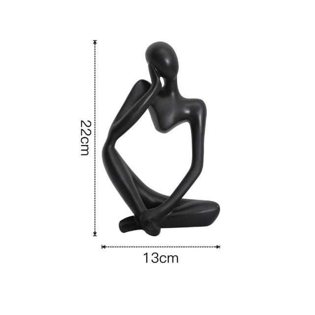 Nordic Abstract Unique Thinker Figurine Home Decor - Image 8