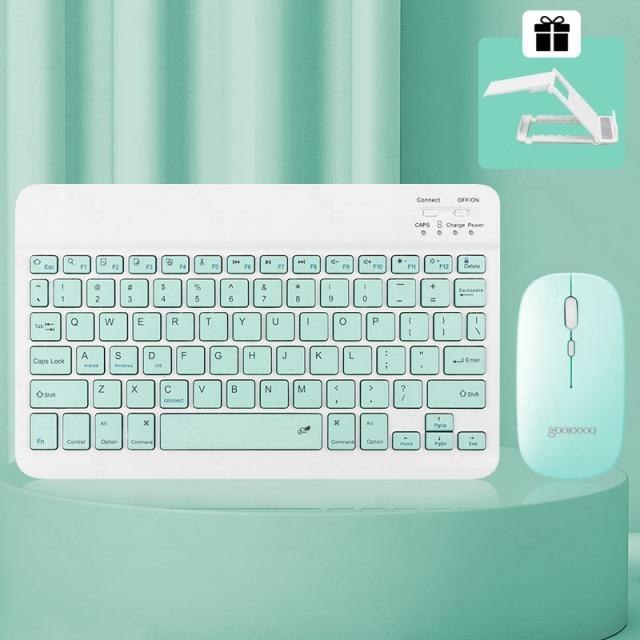 Bluetooth Mini Thin Keyboard Mouse Set