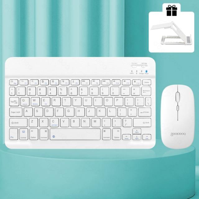 Bluetooth Mini Thin Keyboard Mouse Set