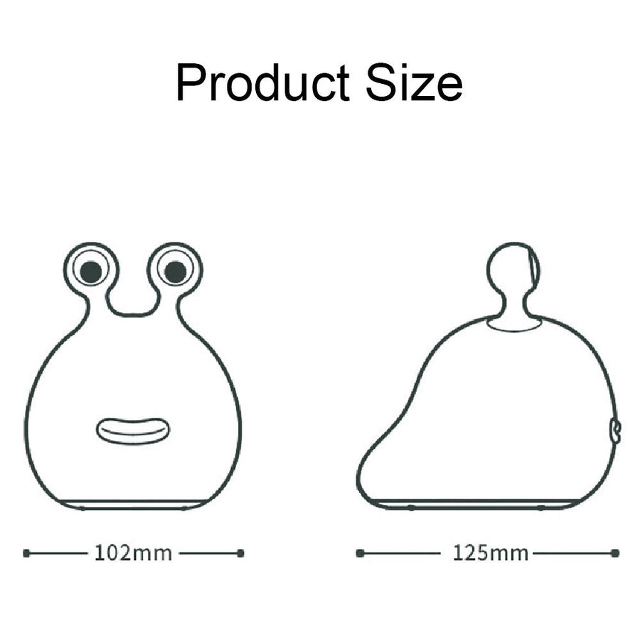Led Cute Slug Touch Night Lamp - Image 6