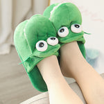 Comfy Crocodile Plush Slippers