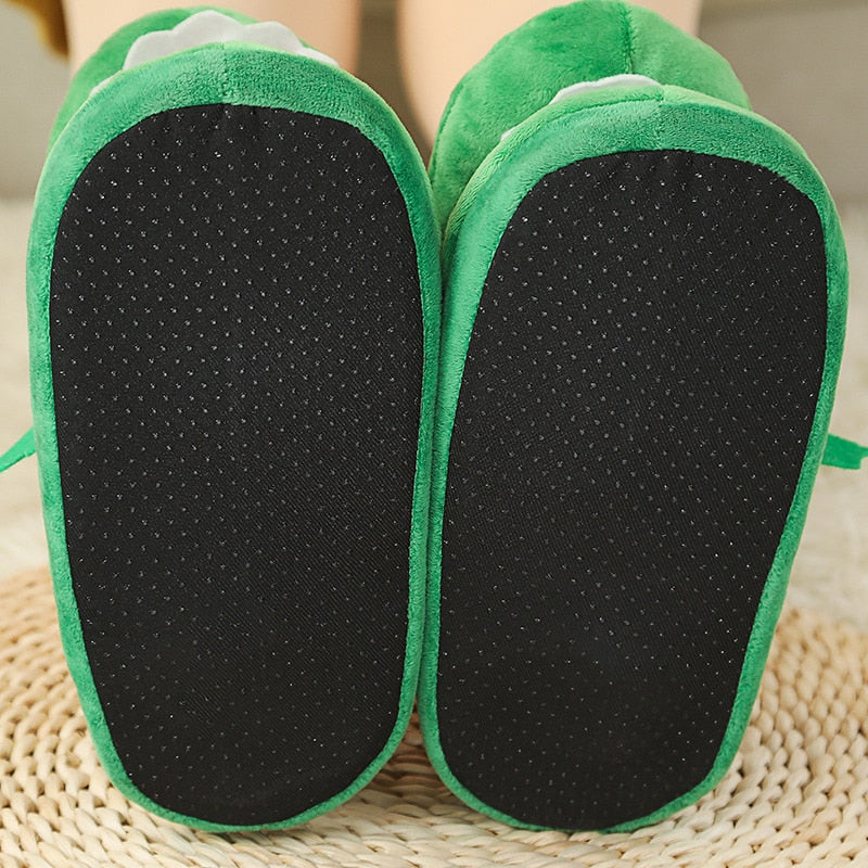 Comfy Crocodile Plush Slippers - Image 5
