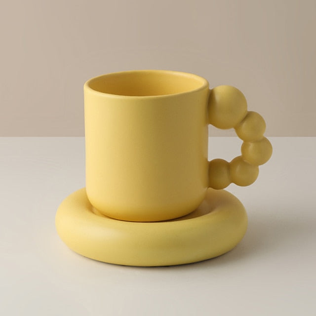 Nordic Ceramic Berry Handle Coffee Mug - Image 9
