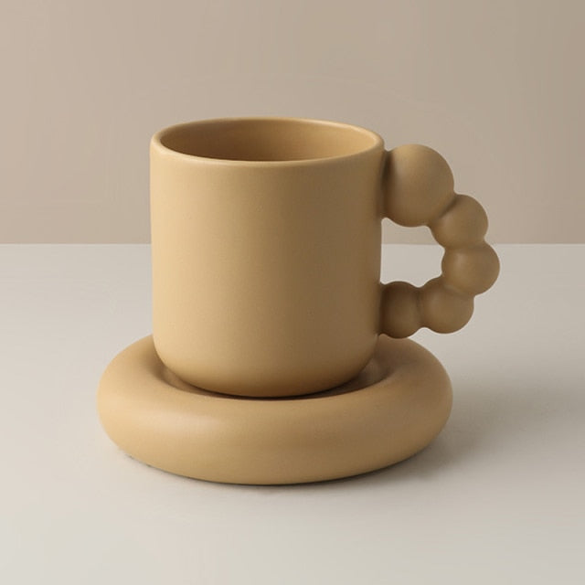 Nordic Ceramic Berry Handle Coffee Mug - Image 5