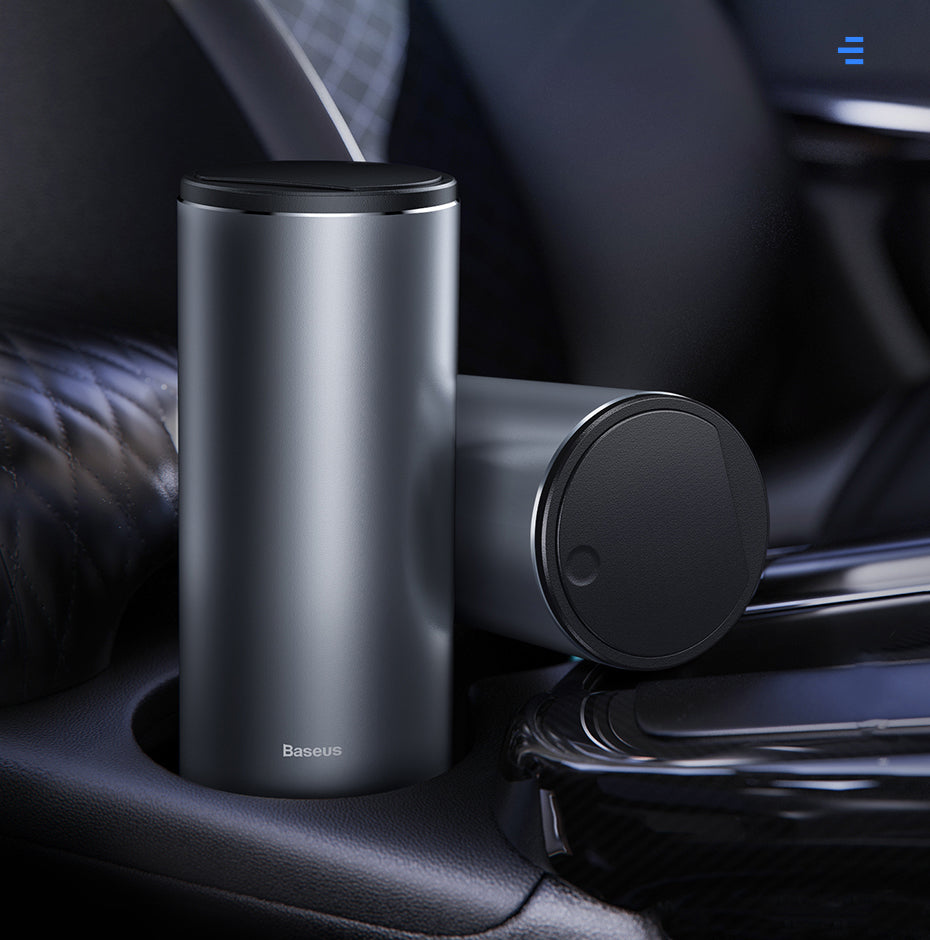 Elegant Mini Matte Car Trash Can