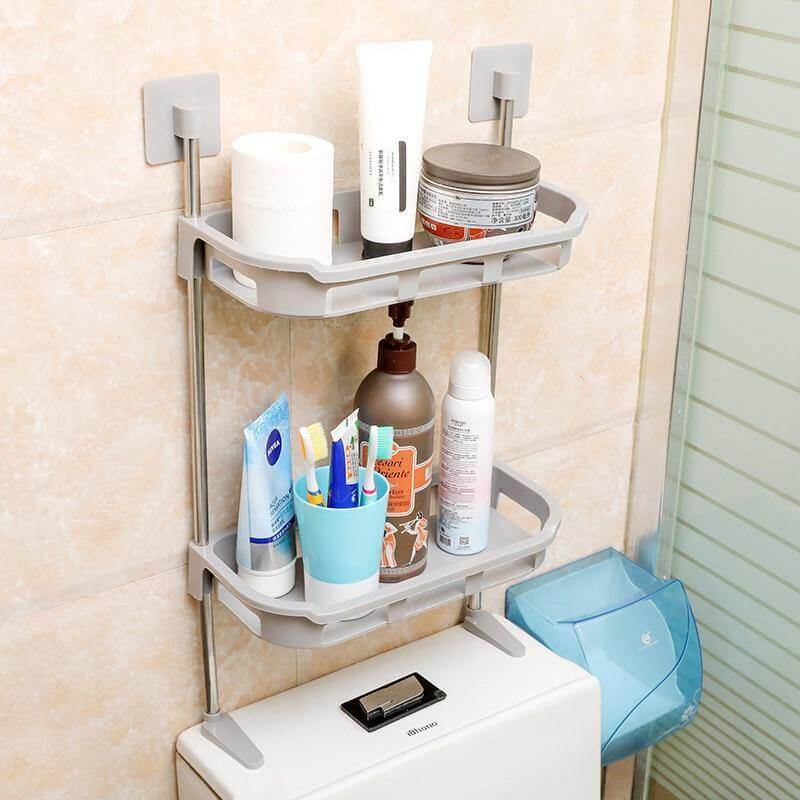 Multilayer Wall-mounted Bathroom Shelf Organizer Rack - MaviGadget