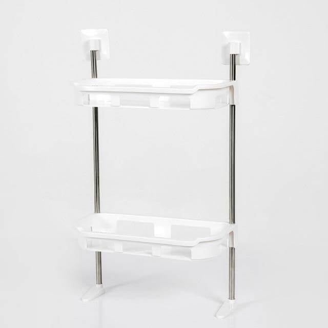Multilayer Wall-mounted Bathroom Shelf Organizer Rack - Image 11
