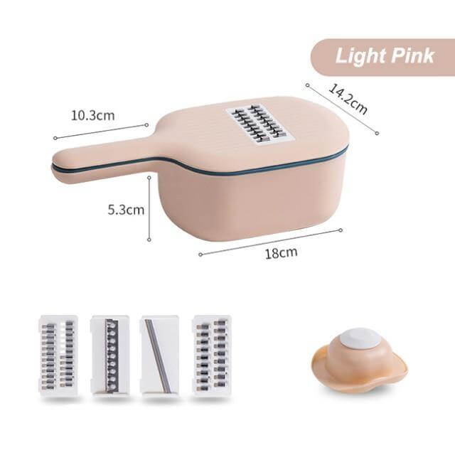 Pastel Multifunctional Easy Storage Grater - Image 13