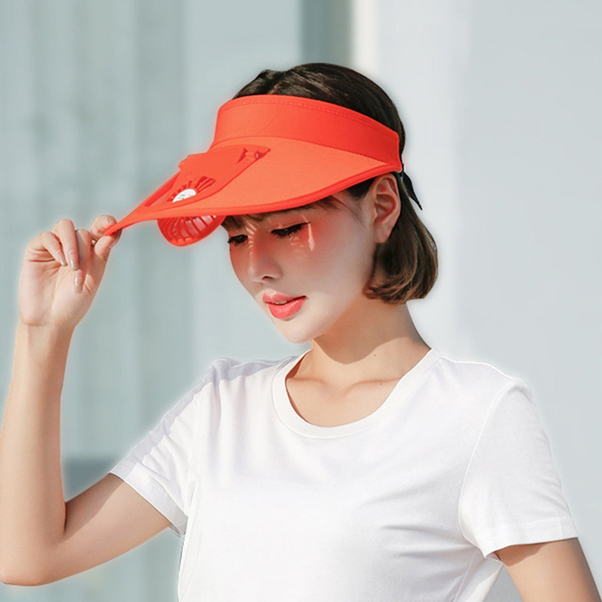 Adjustable Fan Summer Outdoor Baseball Hat