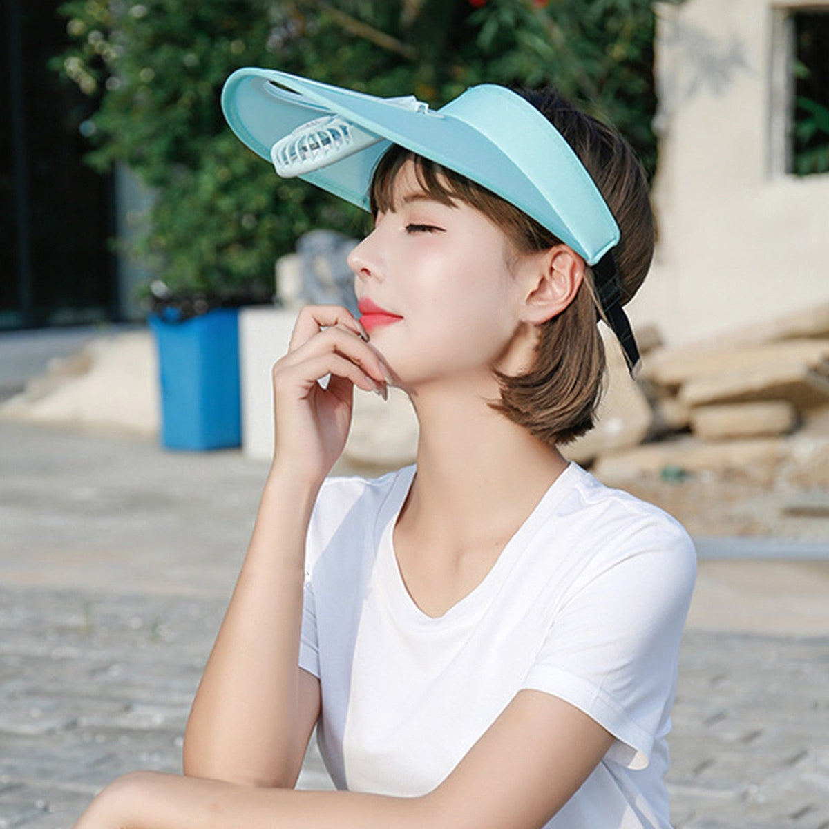 Adjustable Fan Summer Outdoor Baseball Hat