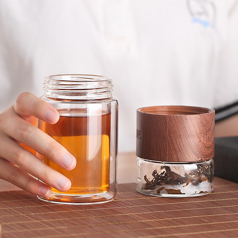 Simple Portable Glass Tea Infuser - Image 0