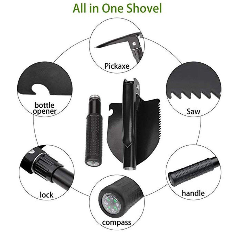 Portable Folding Garden Helper Shovel - Image 2