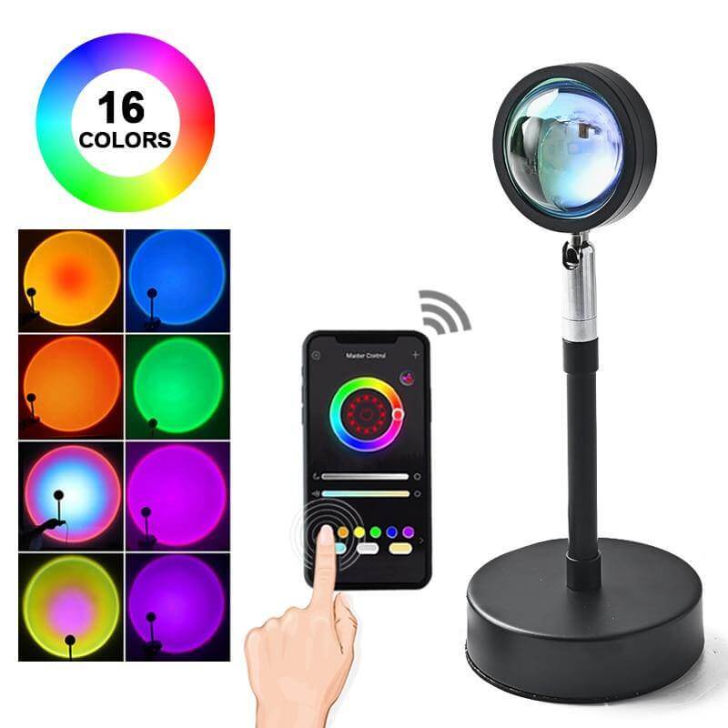 Remote Control Sunset Atmosphere LED Lamp - Image 3