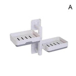 Wall-Mounted Multi Layer Rotatable Soap Holder