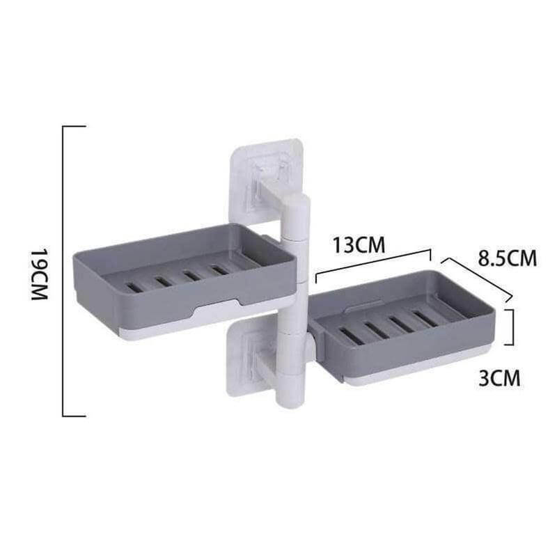 Wall-Mounted Multi Layer Rotatable Soap Holder - Image 15