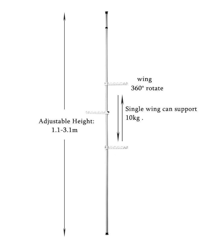 Adjustable Laundry Drying Clothes Hanger - Image 12