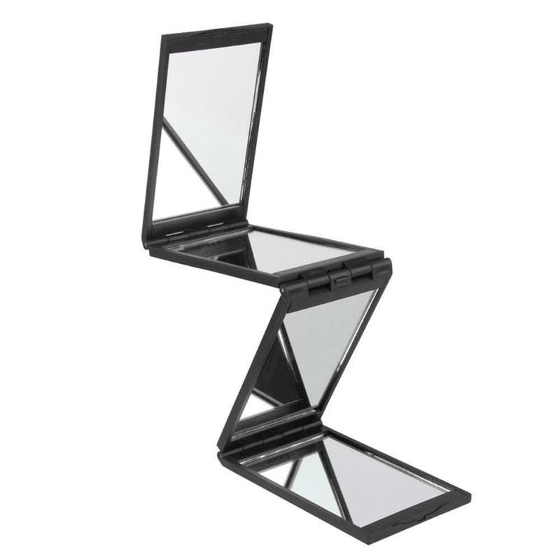 Foldable Handheld Pocket Makeup Mirror - Image 3
