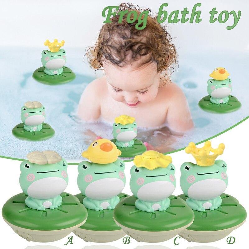 Floating Frog Rotating Sprinkler Toy