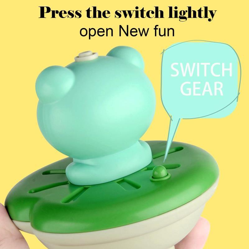 Floating Frog Rotating Sprinkler Toy - Image 3