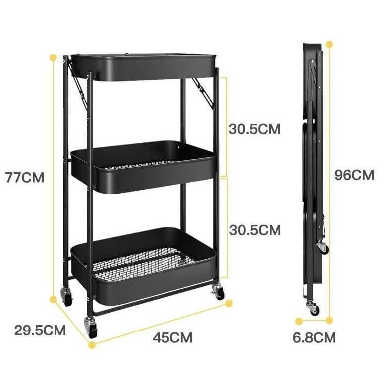 Foldable Easy Kitchen Stuff Storage Organizer - Image 8