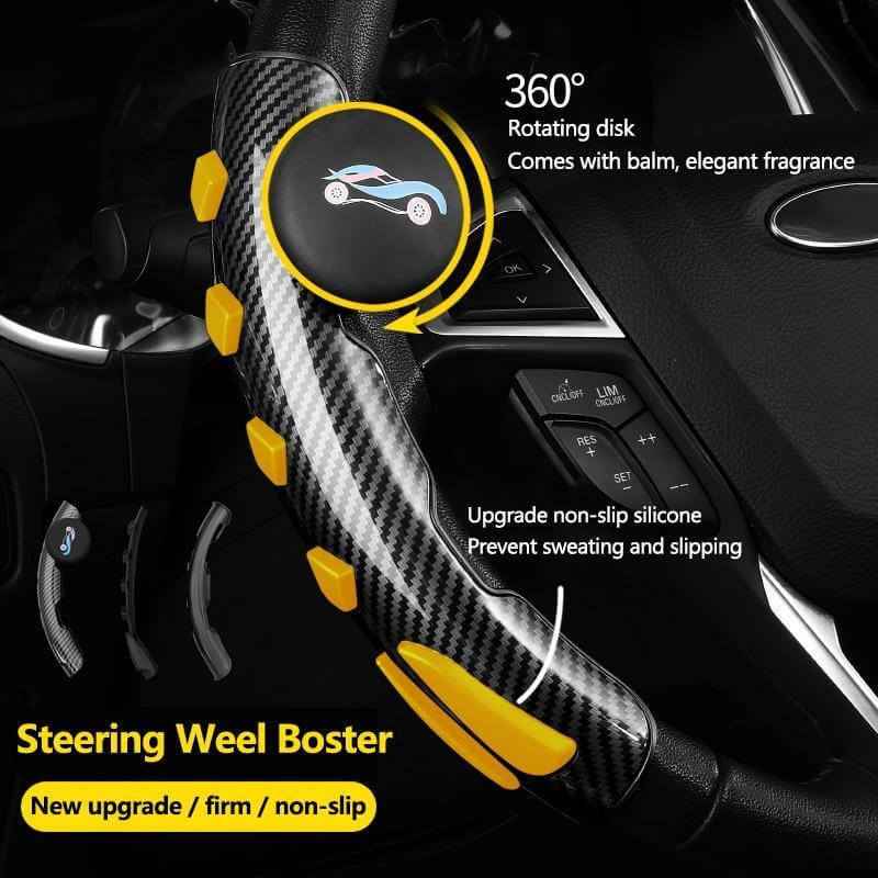 Universal Anti-Slip Car Steering Wheel Booster Cover - Image 2