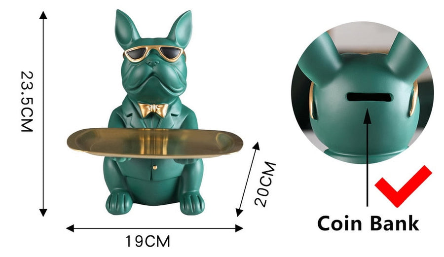 Nordic Fancy Bulldog Storage Tray Home Decor - Image 3