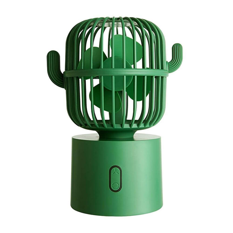 Rechargeable USB Portable Mini Cactus Fan - Image 0