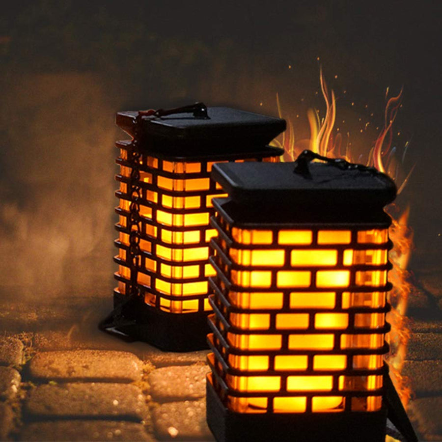 Solar LED Flameless Hanging Lantern - Image 0