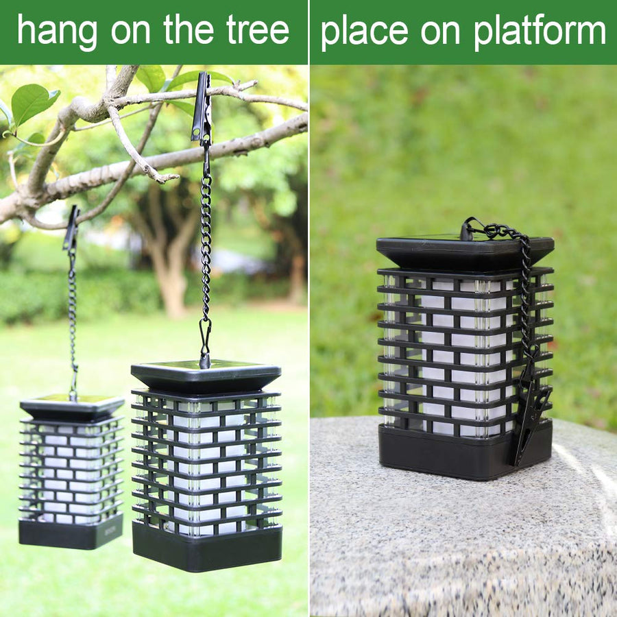 Solar LED Flameless Hanging Lantern - Image 3
