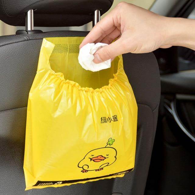 Mini Disposable Car Trash Bag - Image 0