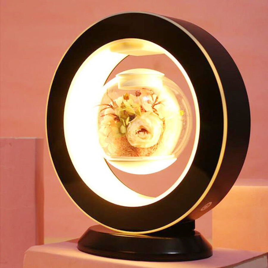 Magnetic Floating Immortal Flower Vase Lamp - Image 0