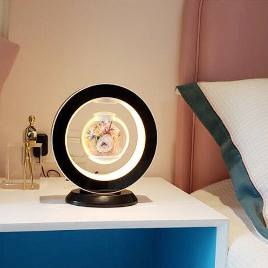 Magnetic Floating Immortal Flower Vase Lamp - Image 1