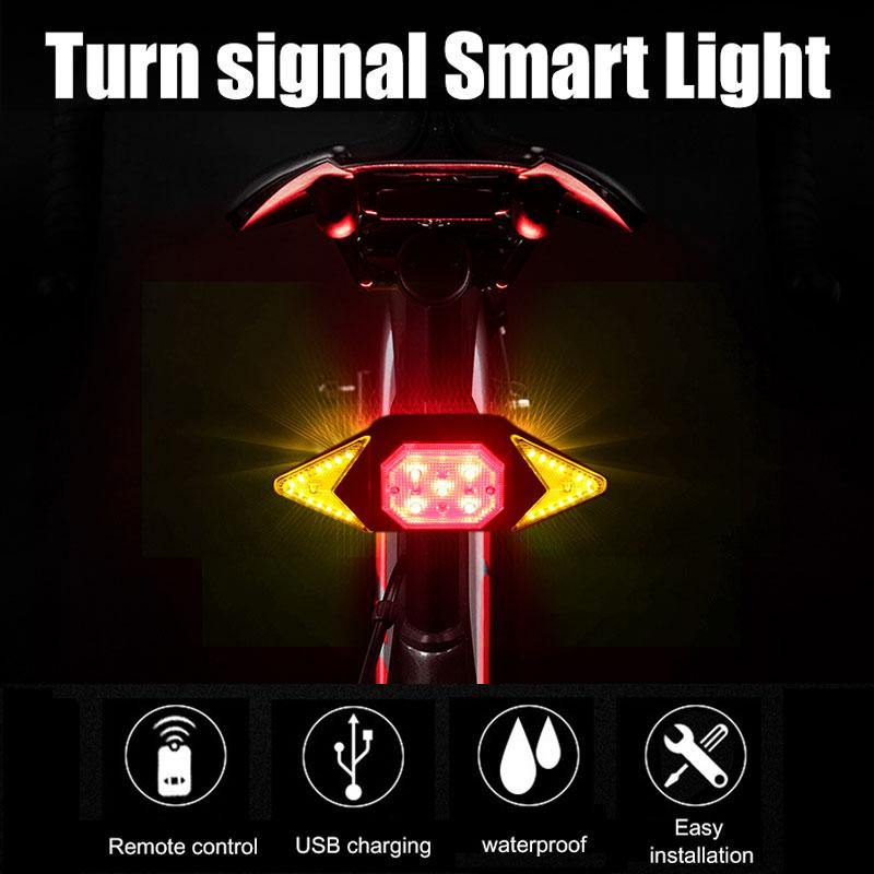 Smart Remote Control Bike Turning Light - MaviGadget