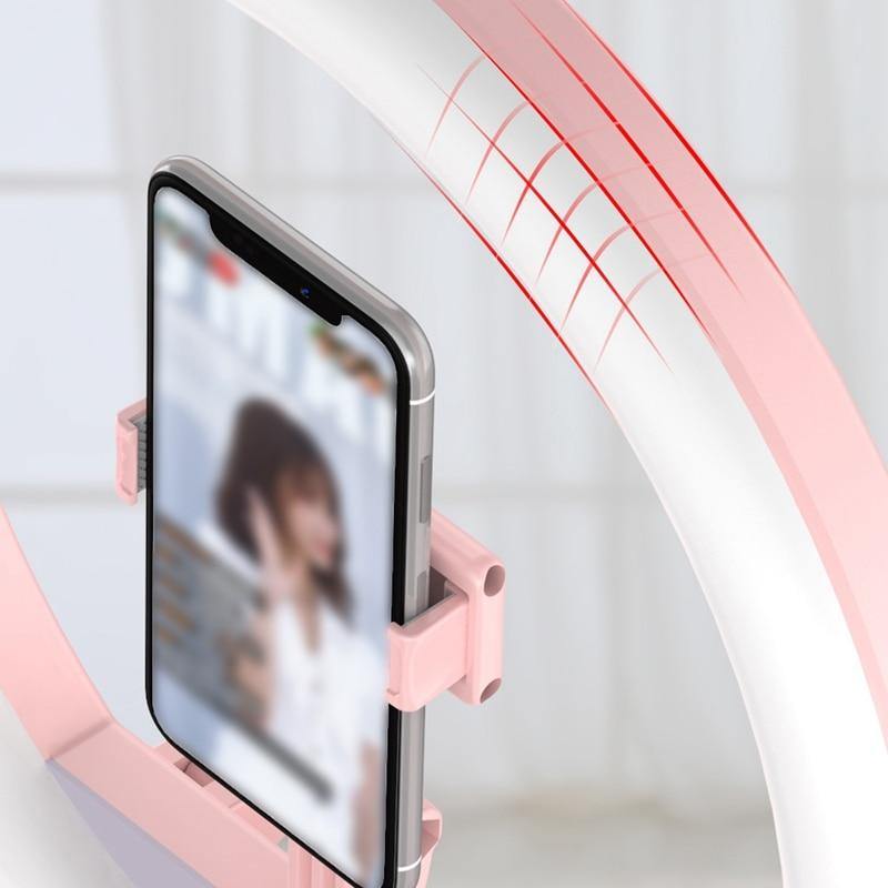 3 Modes Dimmable Foldable LED Selfie Round Light - Image 5