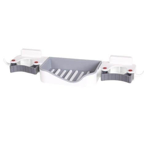 3in1 Wall-Mounted Soap Mop Rack Holder - Image 6