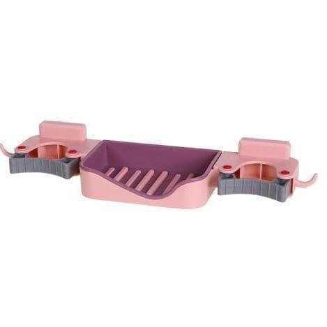 3in1 Wall-Mounted Soap Mop Rack Holder - Image 4