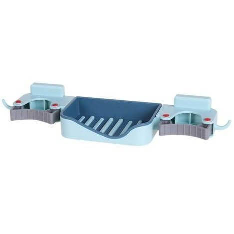 3in1 Wall-Mounted Soap Mop Rack Holder - Image 5