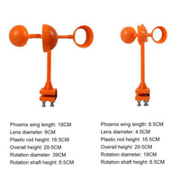 Wind Power Rotating Solar Animal Repeller