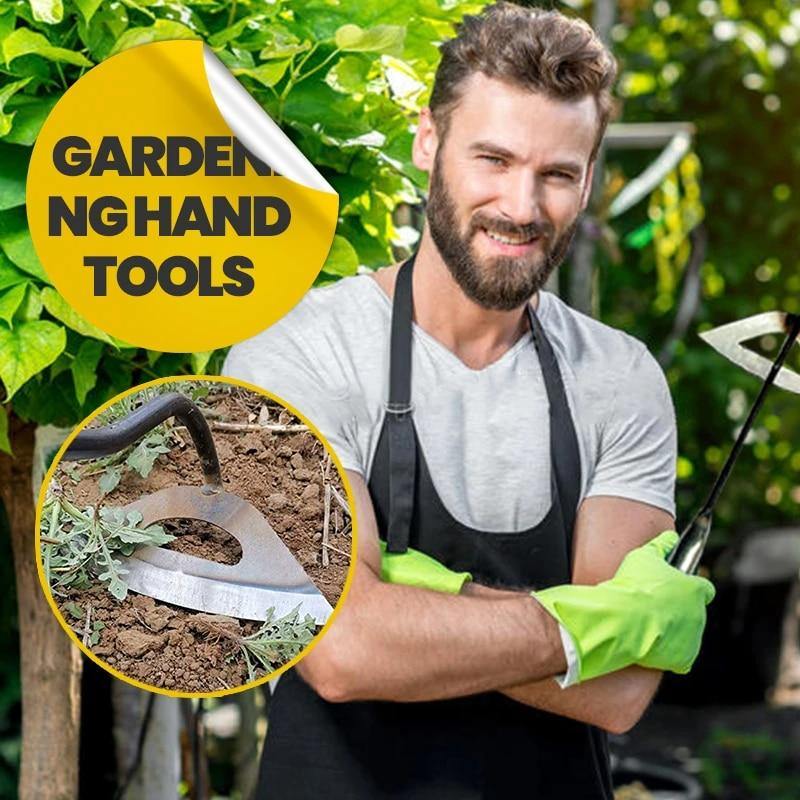 Steel Handheld Hollow Plant Shovel Rake - Image 3