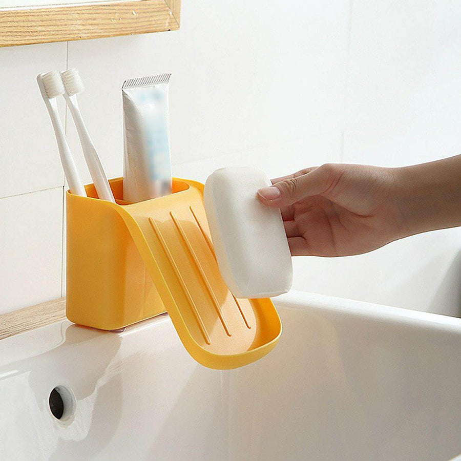 Multifunctional Smart Suction Soap Holder Rack - Image 13