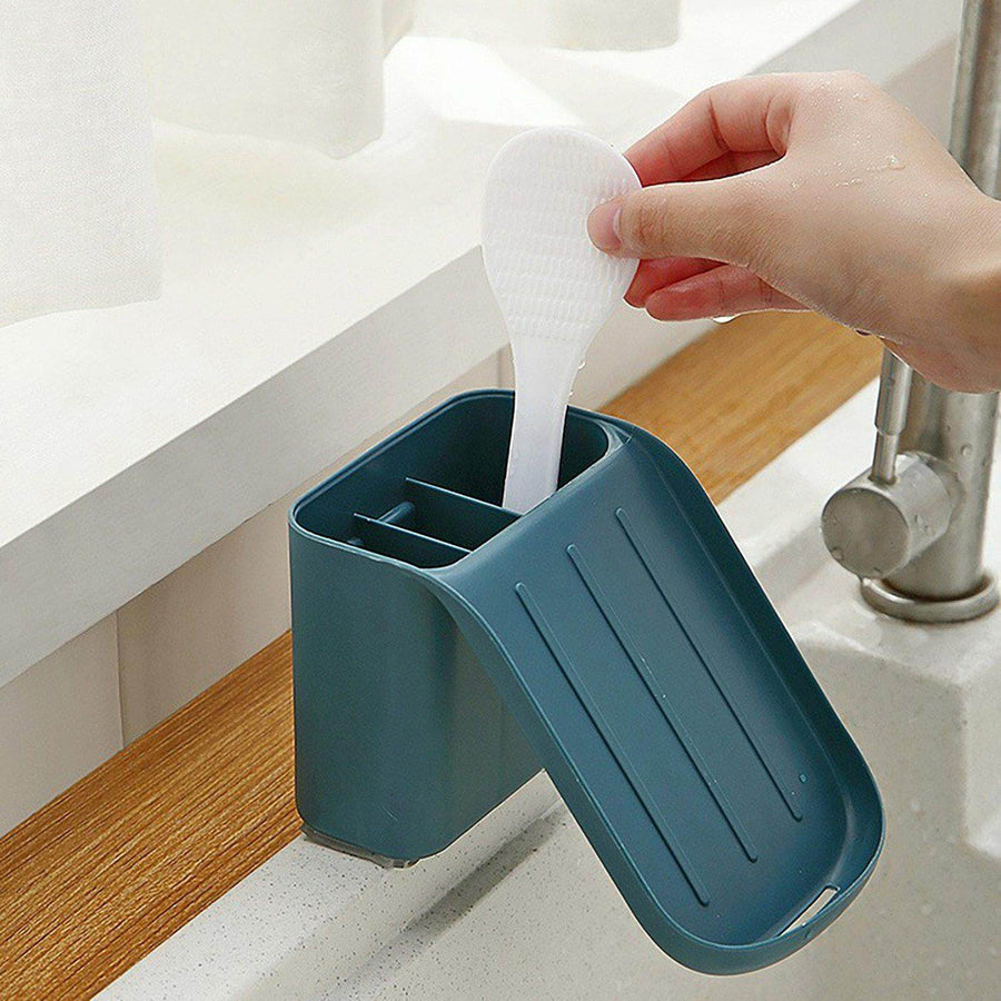 Multifunctional Smart Suction Soap Holder Rack - Image 9